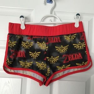 Legend of Zelda pajama shorts